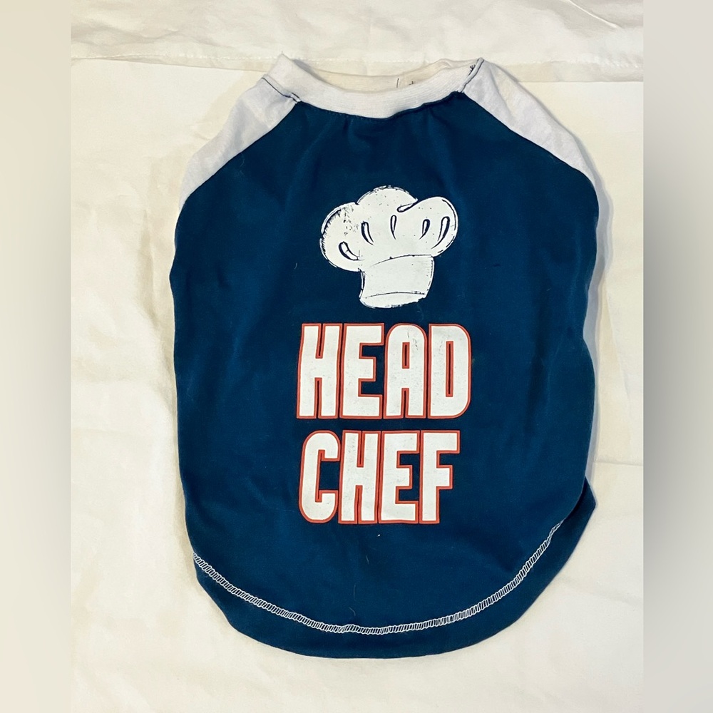 TOP PAW "Head Chef Blue Dog Tee